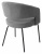 Стул SNUG WZ2042-22 серый камень, фактурный велюр / черный каркас, M-City