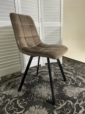 Стул CHILLI SQUARE BLUVEL-38 LATTE, велюр М-City