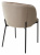 Стул DIANA BLUVEL-40 BEIGE, велюр / черный каркас М-City