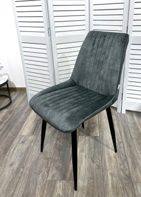 Стул REMI PK6015-15(VBP215) античный серо-зеленый, велюр М-City