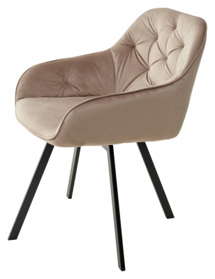 Стул GALE BLUVEL-40 BEIGE поворот.360 град., велюр М-City