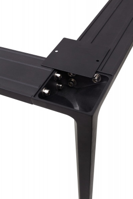 Стол NOTO 180 SINTERED STONE GLOSS STARLIGHT BLACK / BLACK М-City