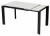 Стол CORNER 120 GLOSS STATUARIO WHITE SINTERED STONE / BLACK М-City