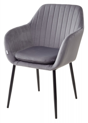 Стул ALABAMA BLUVEL-14 GREY, велюр М-City