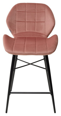 Полубарный стул MARCEL BLUVEL-52 PINK (H=65cm), велюр М-City
