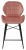 Полубарный стул MARCEL BLUVEL-52 PINK (H=65cm), велюр М-City