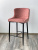 Полубарный стул ARTEMIS BLUVEL-52 PINK (H=65cm), велюр М-City