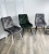 Стул MONACO UF910-05 DARK GREY, велюр/белый каркас M-City