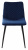Стул TINTIN BLUVEL-86 NAVY BLUE / черный каркас М-City