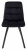 Стул CHILLI SQUARE BLUVEL-19 BLACK, велюр М-City
