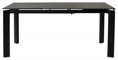 Стол CORNER 120 MATT GOLDEN BLACK SINTERED STONE / BLACK М-City