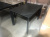 Стол CORNER 120 MATT BLACK MARBLE SINTERED STONE/ BLACK М-City
