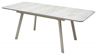 Стол ARUBA 140 BEIGE/ CAPPUCINO глазурованное стекло М-City