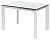 Стол CORNER 120 HIGH GLOSS STATUARIO керамика/ белый каркас М-City