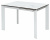 Стол CORNER 120 HIGH GLOSS STATUARIO керамика/ белый каркас М-City