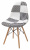 Стул MODERN-623C PATCHWORK-BW, ткань  М-City