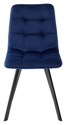 Стул CHILLI SQUARE BLUVEL-86 NAVY BLUE, велюр М-City