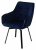 Фото: Стул MAVERICK BLUVEL-86 NAVY BLUE/ черный каркас, поворот.360 град.М-City Стул MAVERICK BLUVEL-86 NAVY BLUE/ черный каркас, поворот.360 град.М-City