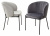 Фото: Стул DIANA BLUVEL-14 GREY, велюр / черный каркас М-City Стул DIANA BLUVEL-14 GREY, велюр / черный каркас М-City