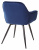 Стул MALTA BLUVEL-86 NAVY BLUE, велюр M-City