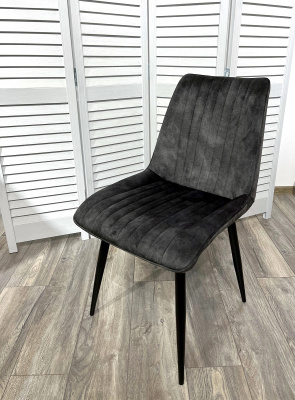 Стул REMI PK6015-01(VBP201) античный графит, велюр М-City