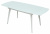 Стол ELIOT 120 FROSTED SUPER WHITE белое матовое стекло/ белый каркас М-City