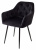Стул PERU BLUVEL-19 BLACK, велюр M-City