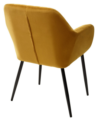 Стул ALABAMA BLUVEL-68 YELLOW, велюр М-City