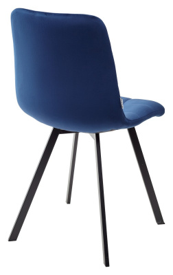 Стул CHILLI SQUARE BLUVEL-86 NAVY BLUE, велюр М-City