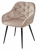 Стул BREEZE BLUVEL-40 BEIGE/ черный каркас, велюр М-City