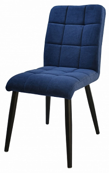 Стул Комо Catania Dark Blue/каркас черный