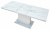 Фото: Стол ALTA 140 GREY-WHITE MARBLE/ WHITE глазурованное стекло М-City Стол ALTA 140 GREY-WHITE MARBLE/ WHITE глазурованное стекло М-City