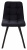 Стул CHILLI-Q SQUARE черный #H75, велюр / черный каркас, 4 шт./1 к, М-City