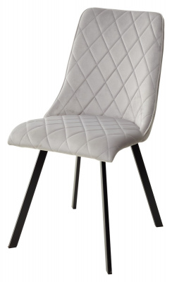 Стул TYCOON BLUVEL-03 LIGHT GREY, велюр М-City
