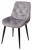 Стул VESTA PK6015-03 (VBP203) античный cеребристо-серый, велюр / черный каркас М-City