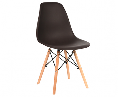 Стул (EAMES)[деревод. пластик ШОКОЛАДНЫЙ
