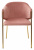 Стул DILL BLUVEL-52 PINK, велюр/ золотой каркас, М-City