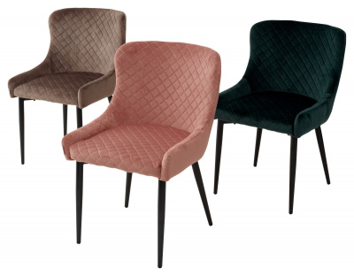 Стул SORREL BLUVEL-52 PINK, велюр М-City