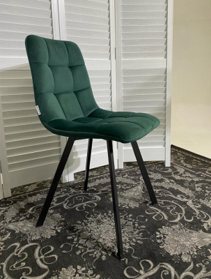 Стул CHILLI SQUARE BLUVEL-78 GREEN, велюр М-City