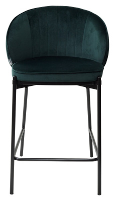 Полубарный стул WENDY BLUVEL-78 GREEN (H=65cm), велюр М-City