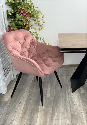 Стул MALTA BLUVEL-52 PINK, велюр M-City