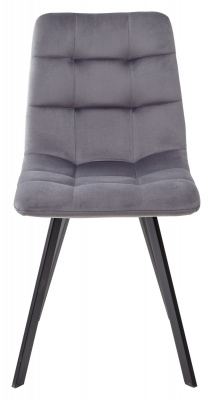 Стул CHILLI SQUARE BLUVEL-14 GREY, велюр М-City