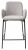 Фото: Полубарный стул NYX (H=65cm) VF119 светло-серый / VF120 серый М-City Полубарный стул NYX (H=65cm) VF119 светло-серый / VF120 серый М-City