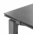 Стол GATE CB/4088-MV 180, MT.P15 BLACK/MT.P15 BLACK FRAME/ CER.P321 LEAD GREY