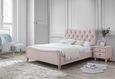 Кровать SWEET JAZMIN 160*200 ткань Grey 2