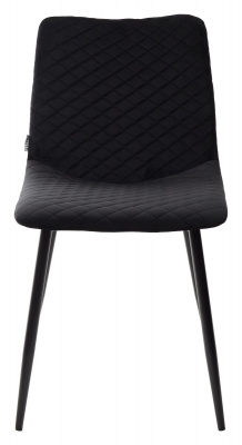 Стул TINTIN BLUVEL-19 BLACK / черный каркас М-City