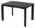 Стол CORNER 120 MATT GOLDEN BLACK SINTERED STONE / BLACK М-City