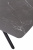 Стол RIVOLI 140 MATT BLACK MARBLE SINTERED STONE/ BLACK М-City