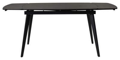 Стол ELIOT 120 MATT BLACK MARBLE SINTERED STONE/ BLACK М-City