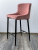 Полубарный стул ARTEMIS BLUVEL-52 PINK (H=65cm), велюр М-City
